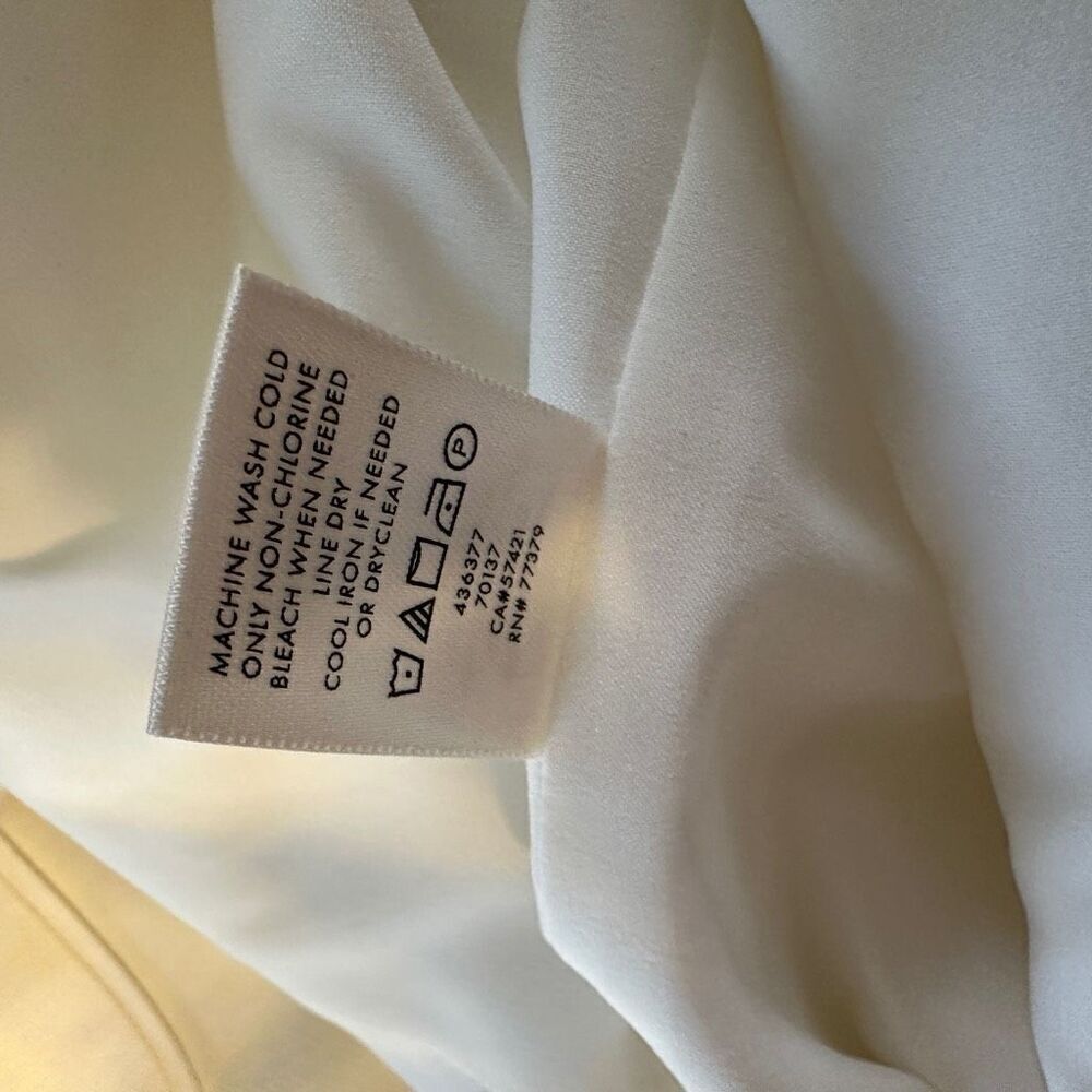 Ann Taylor white linen dress suit- size 4 - Picture 14 of 15
